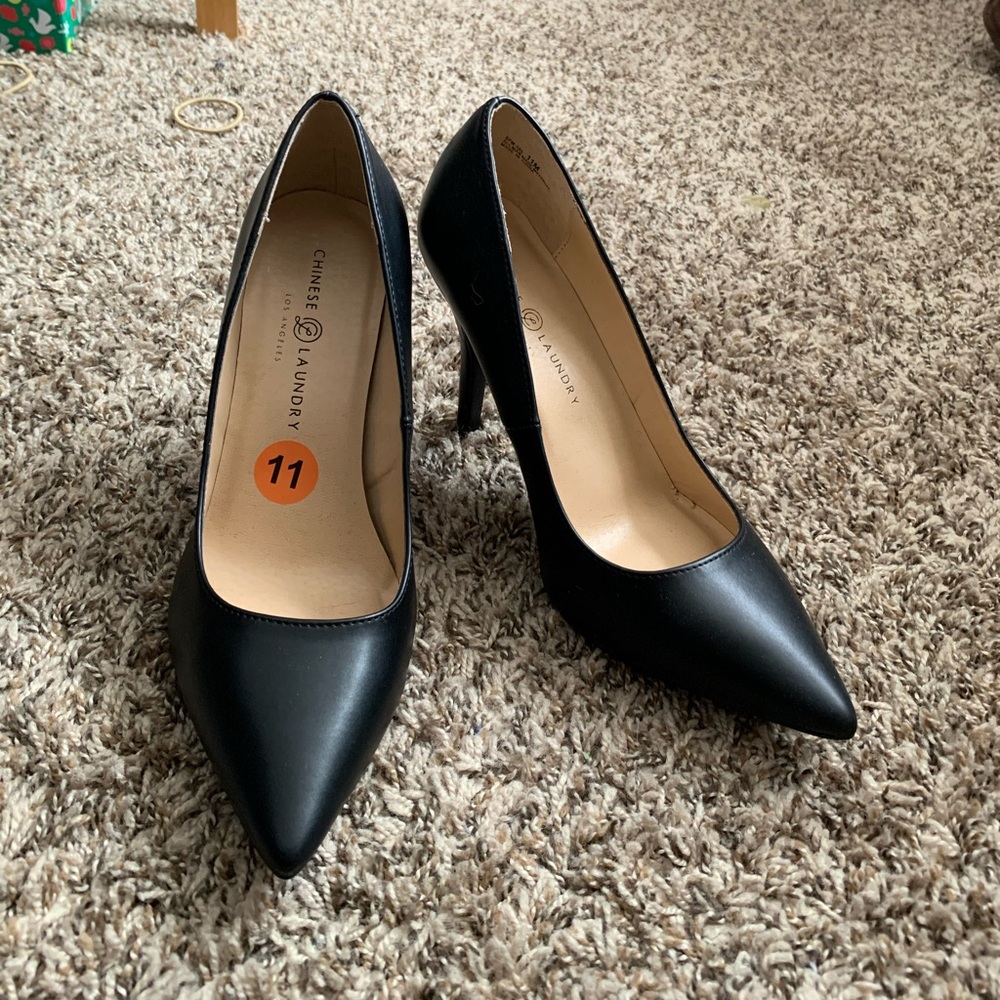 Black heels